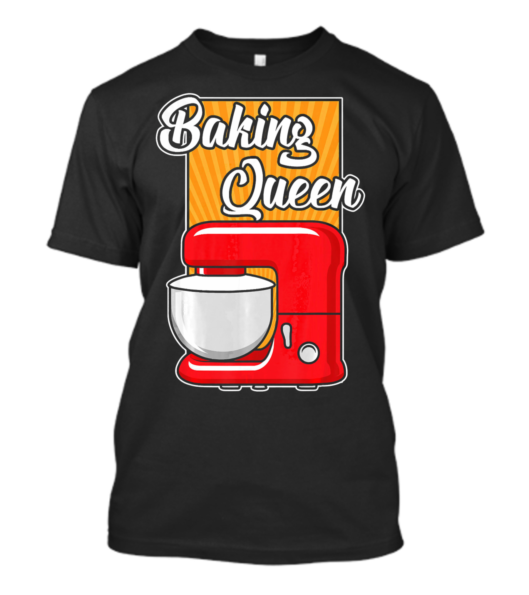 Baking Queen Mixer Retro Kitchen T-Shirt