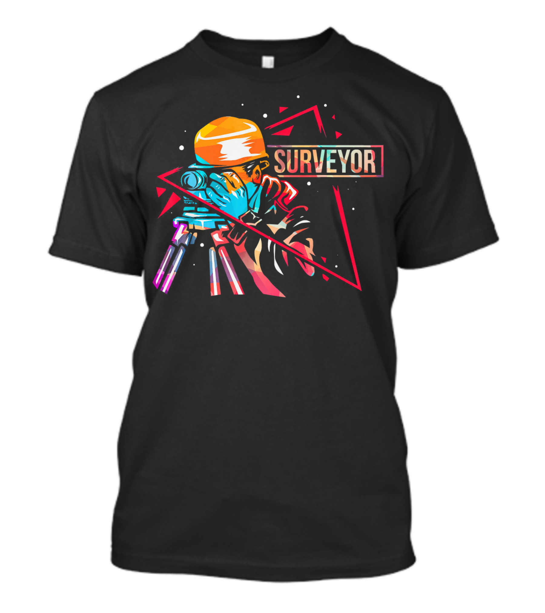 Surveyor Engineering Survey Property Lines T-Shirt