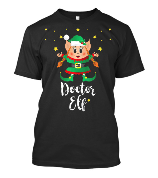 Doctor Elf Women Matching Family Group T-Shirt