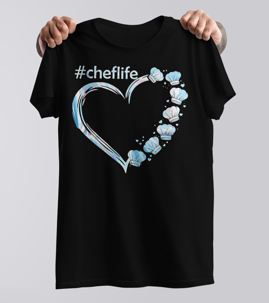 ChefLife Heart Culinary Gangs Chef Hats T-Shirt