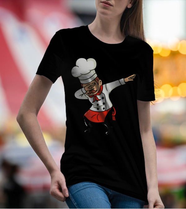 Dabbing Chef Cooking Cook Lover Enthusiast T-Shirt