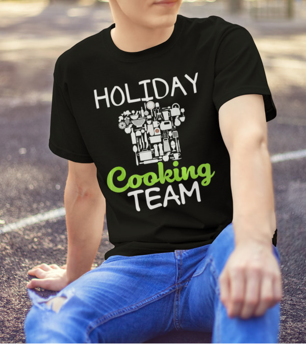 Holiday Cooking Team Chef Christmas T-Shirt