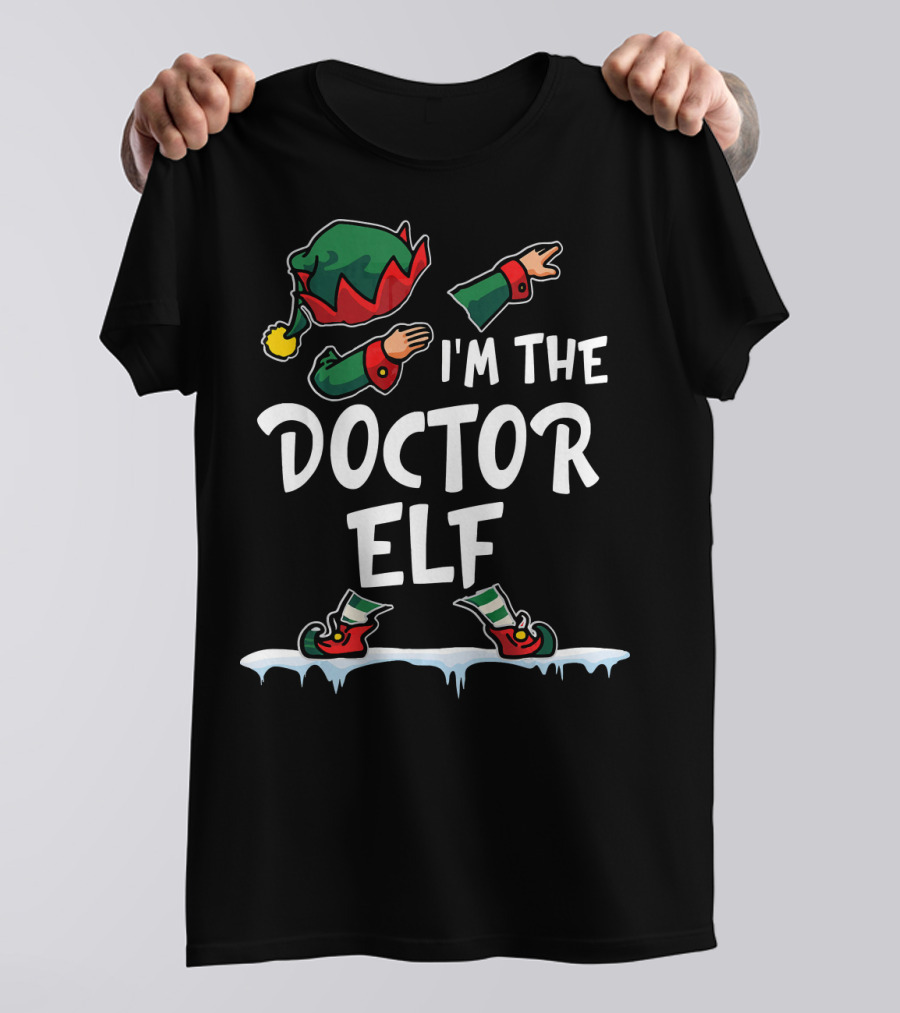 I'm The Doctor Elf Dabbing On Snow T-Shirt