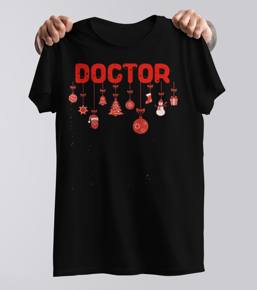 Doctor Christmas Ornaments Hanging அற T-Shirt