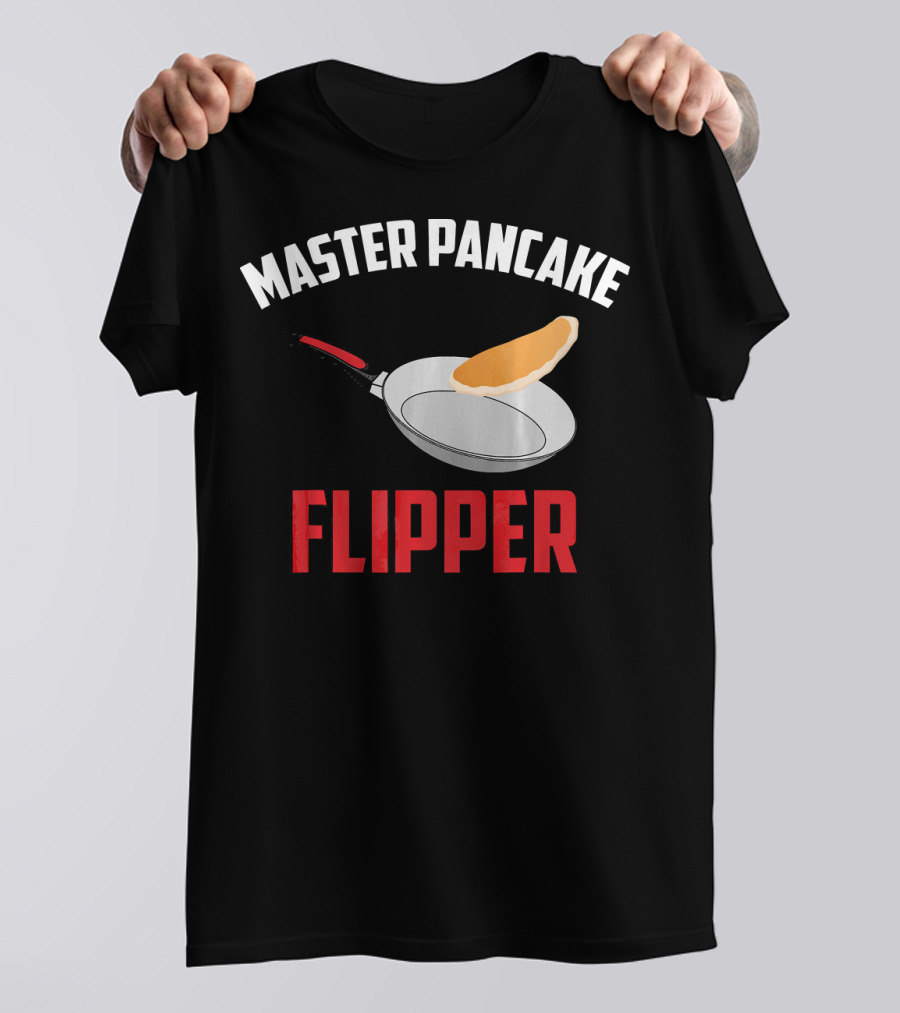 Master Pancake Flipper Funny Pan Cooking T-Shirt