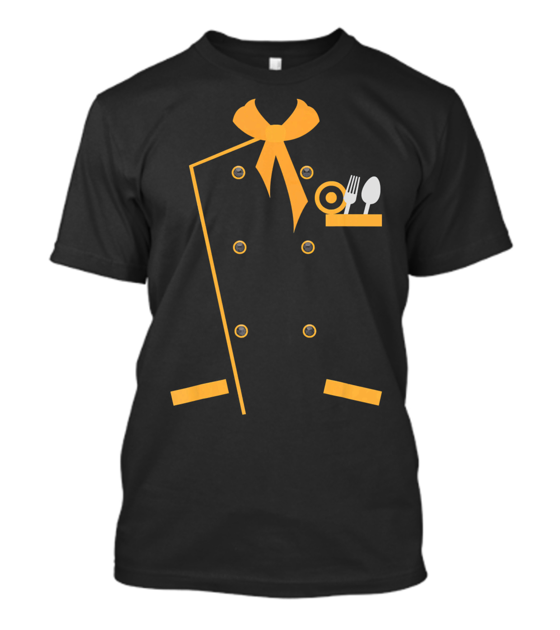 Chef Cook Uniform Design With Funny Foodie Elements T-Shirt