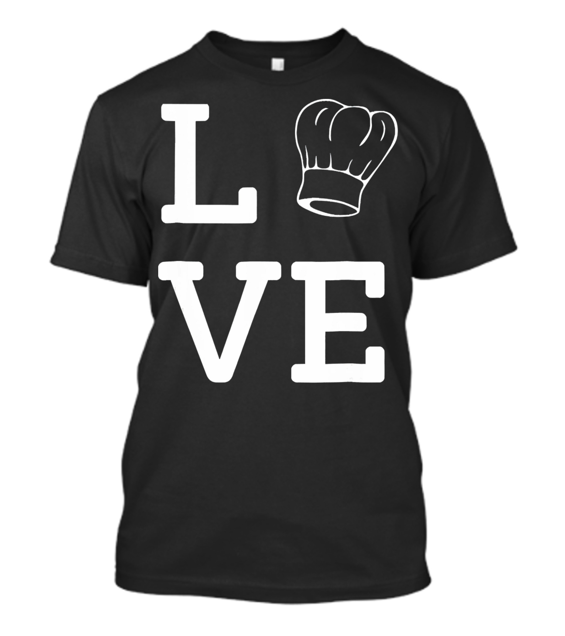 LOVE Cooking Chef Hat T-Shirt