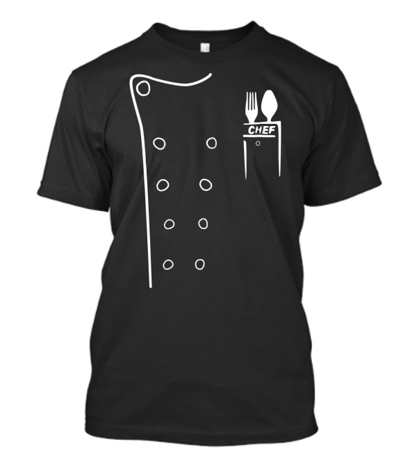 Chef Kitchen Chef Fork Spoon Apron T-Shirt