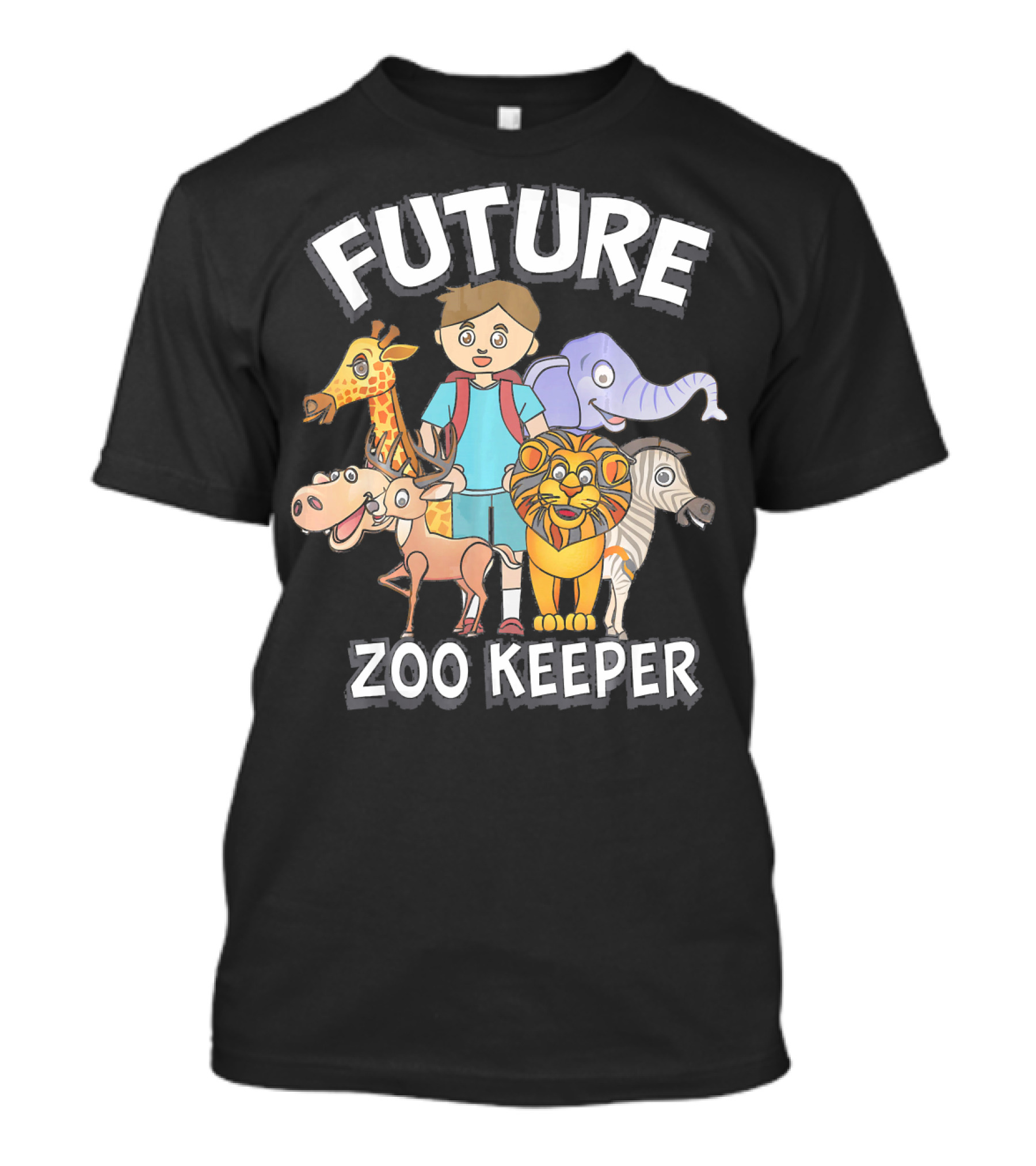 Future Zoo Keeper Cute Animal Lover Adventure T-Shirt