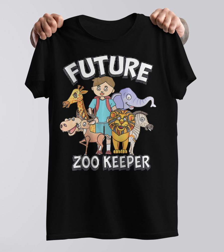 Future Zoo Keeper Cute Animal Lover Adventure T-Shirt