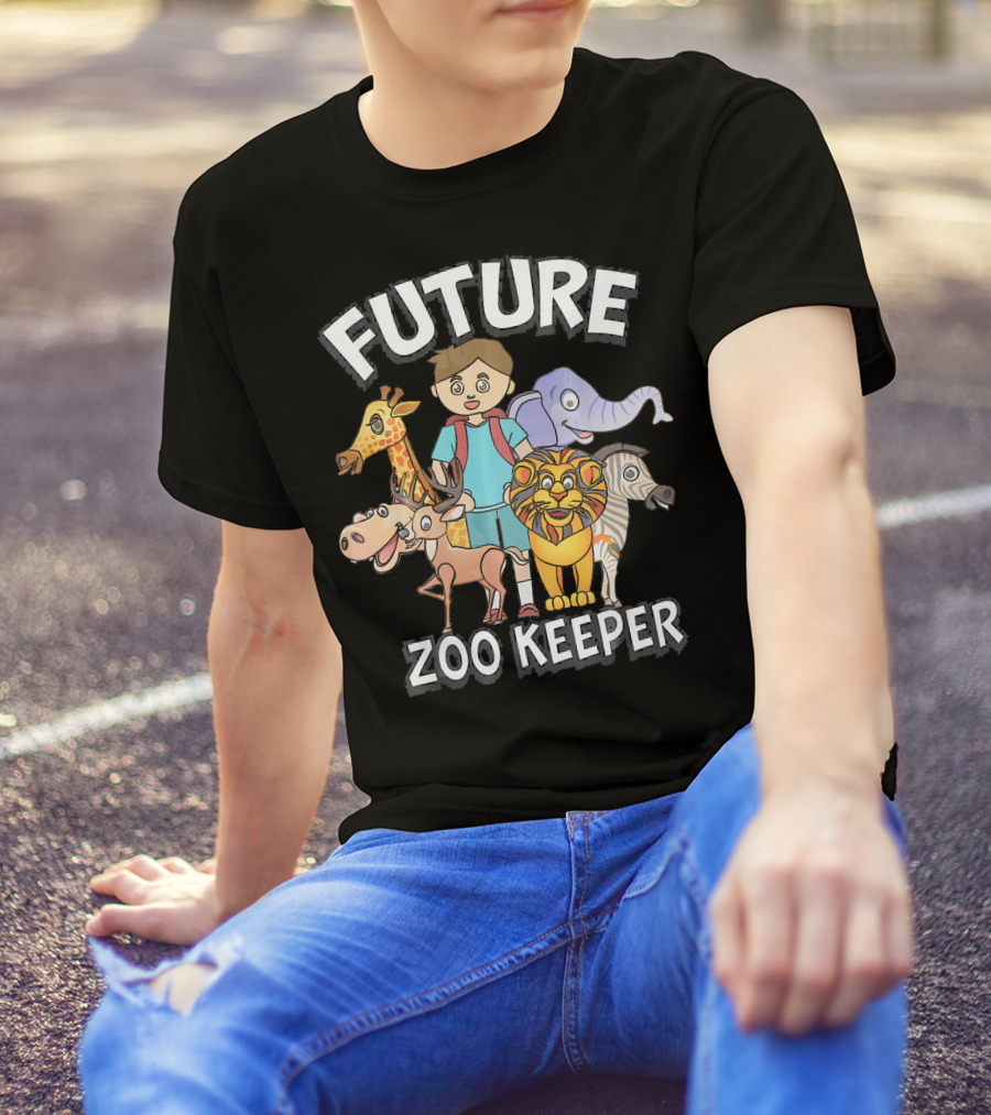 Future Zoo Keeper Cute Animal Lover Adventure T-Shirt
