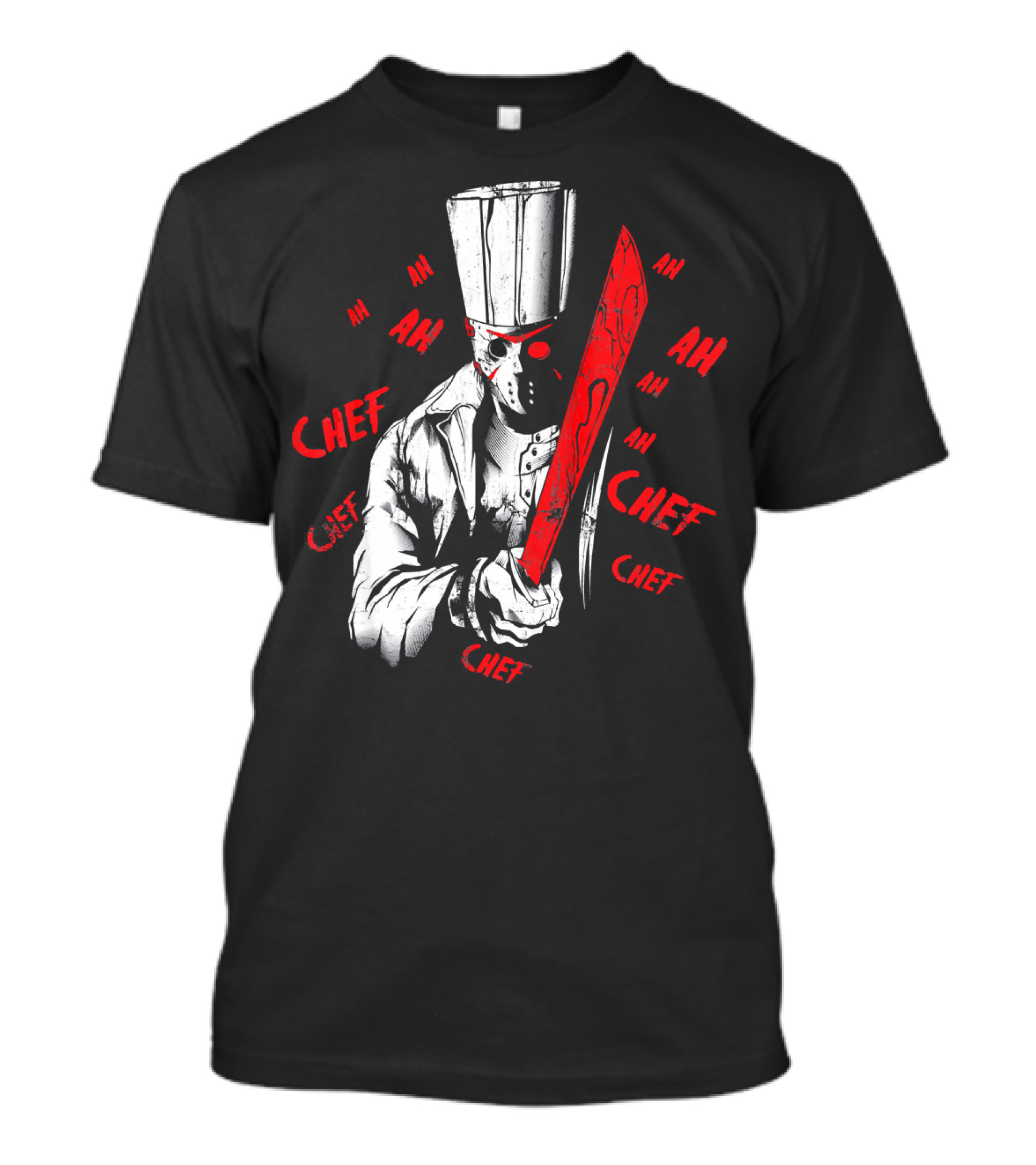 Chef Killer Chef Scary Horror Movie T-Shirt
