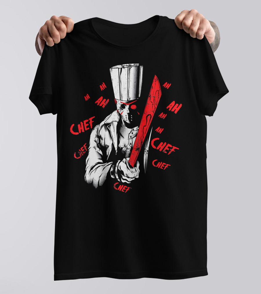 Chef Killer Chef Scary Horror Movie T-Shirt