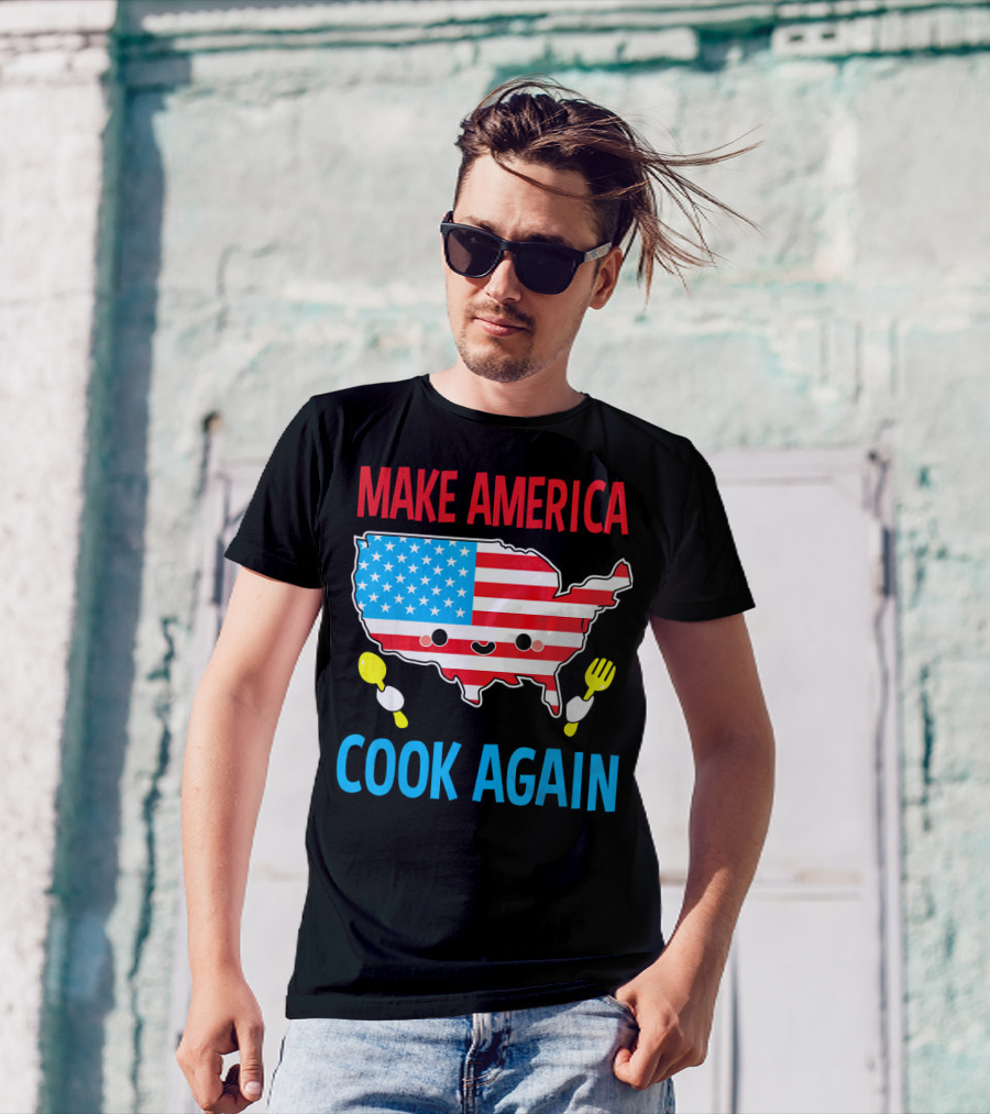 Make America Cook Again Chef Cooking Gifts T-Shirt