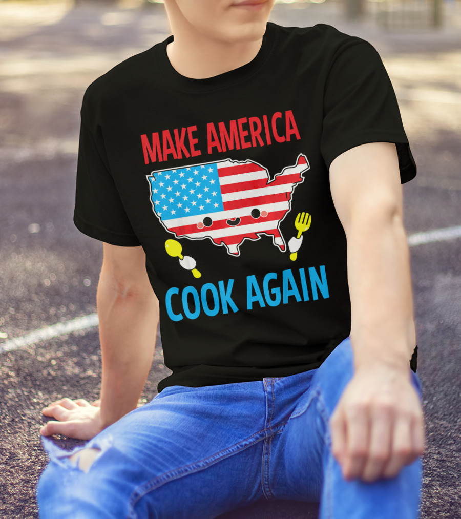 Make America Cook Again Chef Cooking Gifts T-Shirt