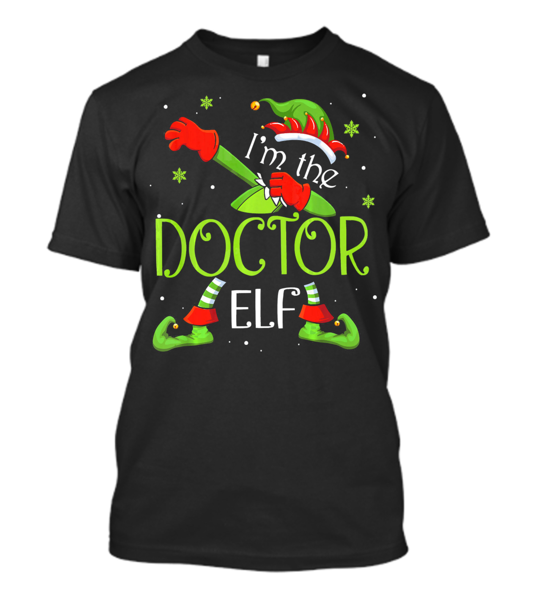 I'm The Doctor Elf Christmas Dabbing Family T-Shirt