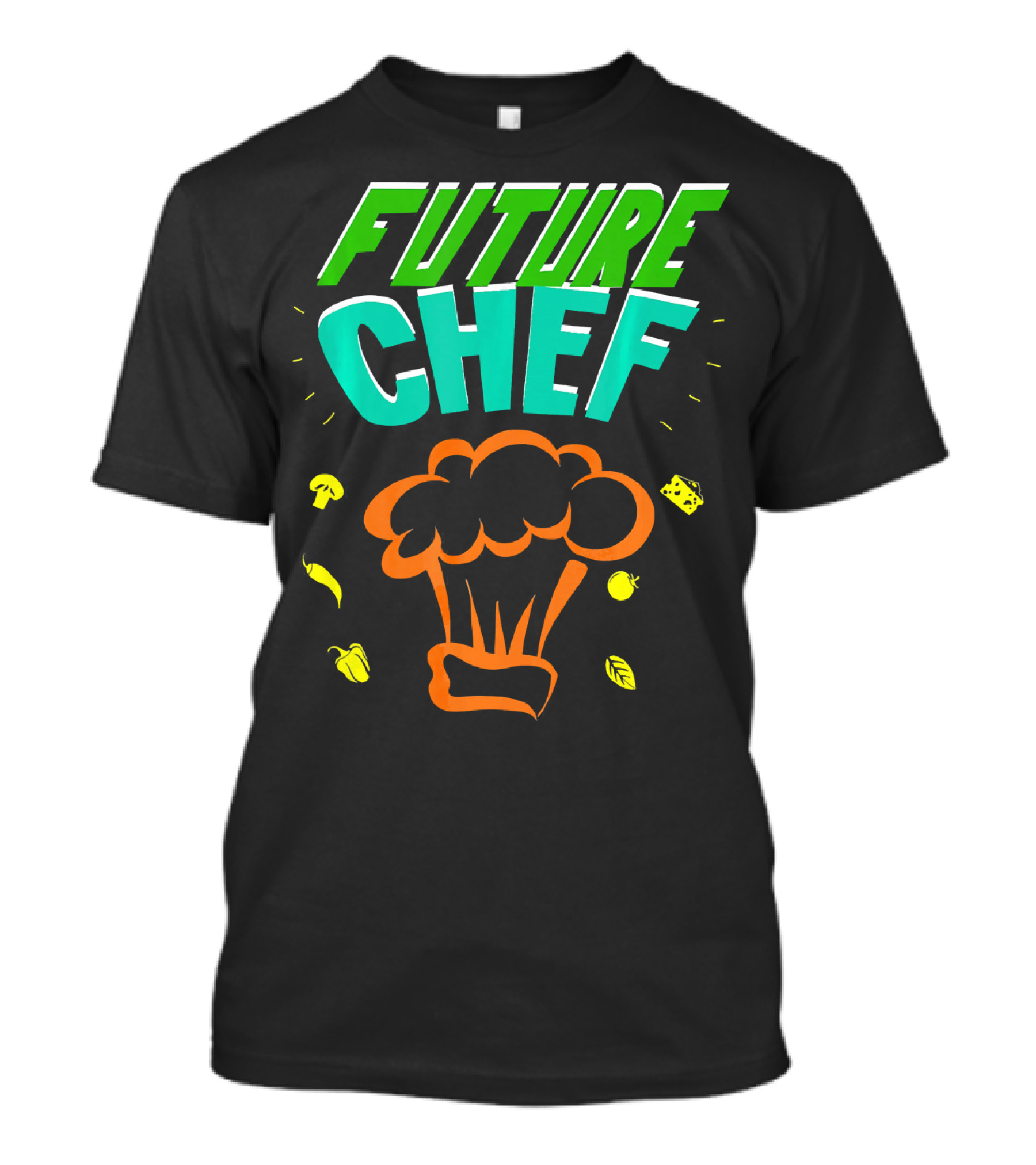 Future Chef Culinary Lovers Cute Cooking Icons T-Shirt