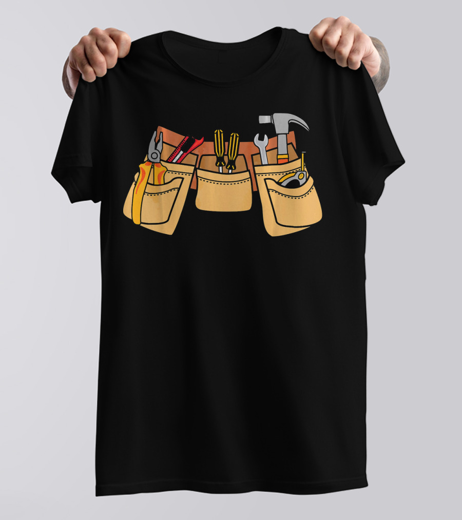 Handyman Carpenter Tool Belt Costume Christmas T-Shirt