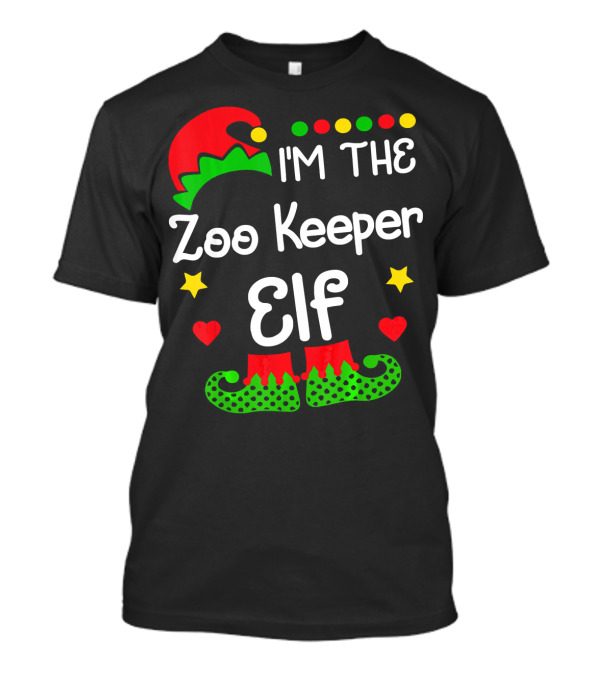 I'm The Zoo Keeper Elf Christmas Holiday Humor T-Shirt