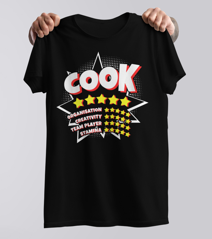 Cook Organization Creativity Team Player Stamina Stars T-Shirt
