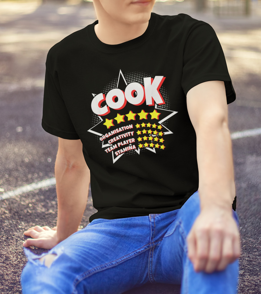 Cook Organization Creativity Team Player Stamina Stars T-Shirt