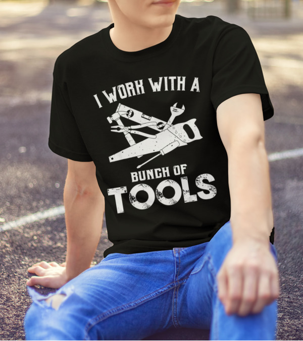 I Work With A Bunch Of Tools Funny Carpe Bunch Of Tools T-Shirt