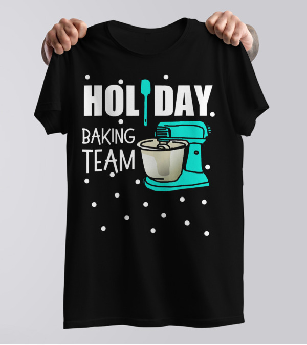 Holiday Baking Team Mixer Crew T-Shirt