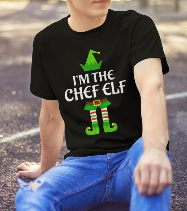 I'm The Chef Elf Christmas Costume Party T-Shirt