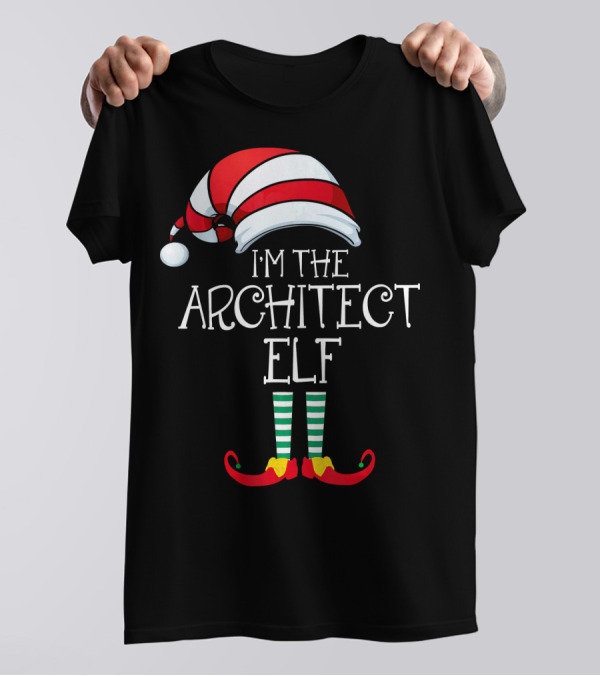 Im The Architect Elf Family Matching Christmas Pajamas T-Shirt
