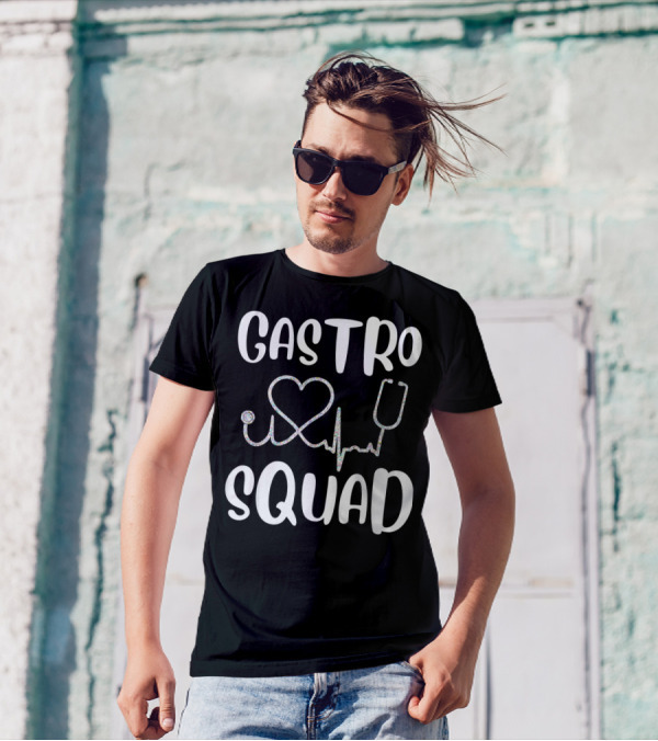 Gastro Squad Heartbeat Stethoscope T-Shirt