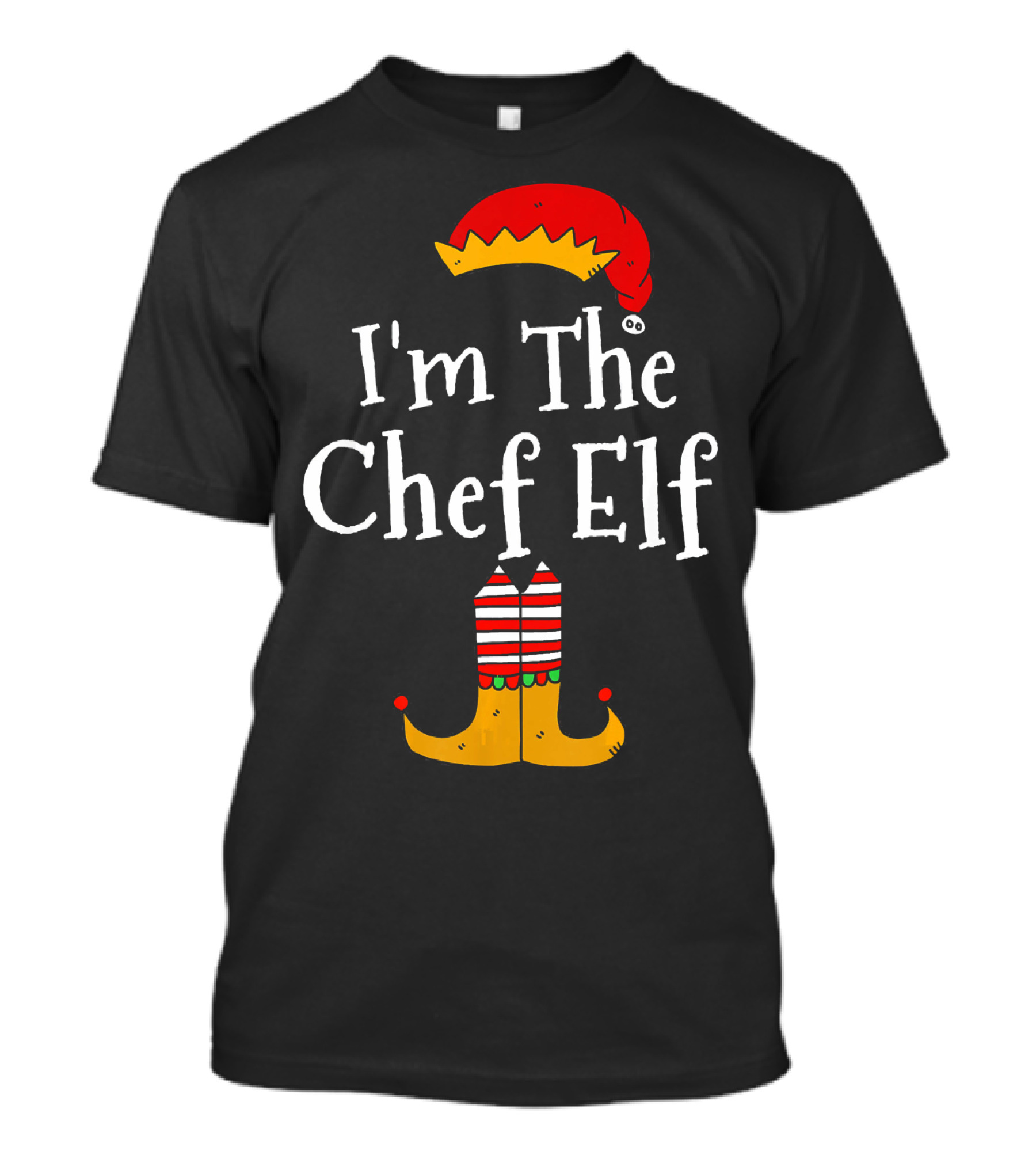 I'm The Chef Elf Holiday Costume Ensemble T-Shirt