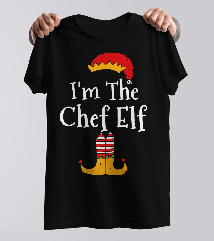 I'm The Chef Elf Holiday Costume Ensemble T-Shirt