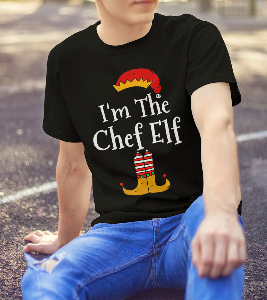 I'm The Chef Elf Holiday Costume Ensemble T-Shirt
