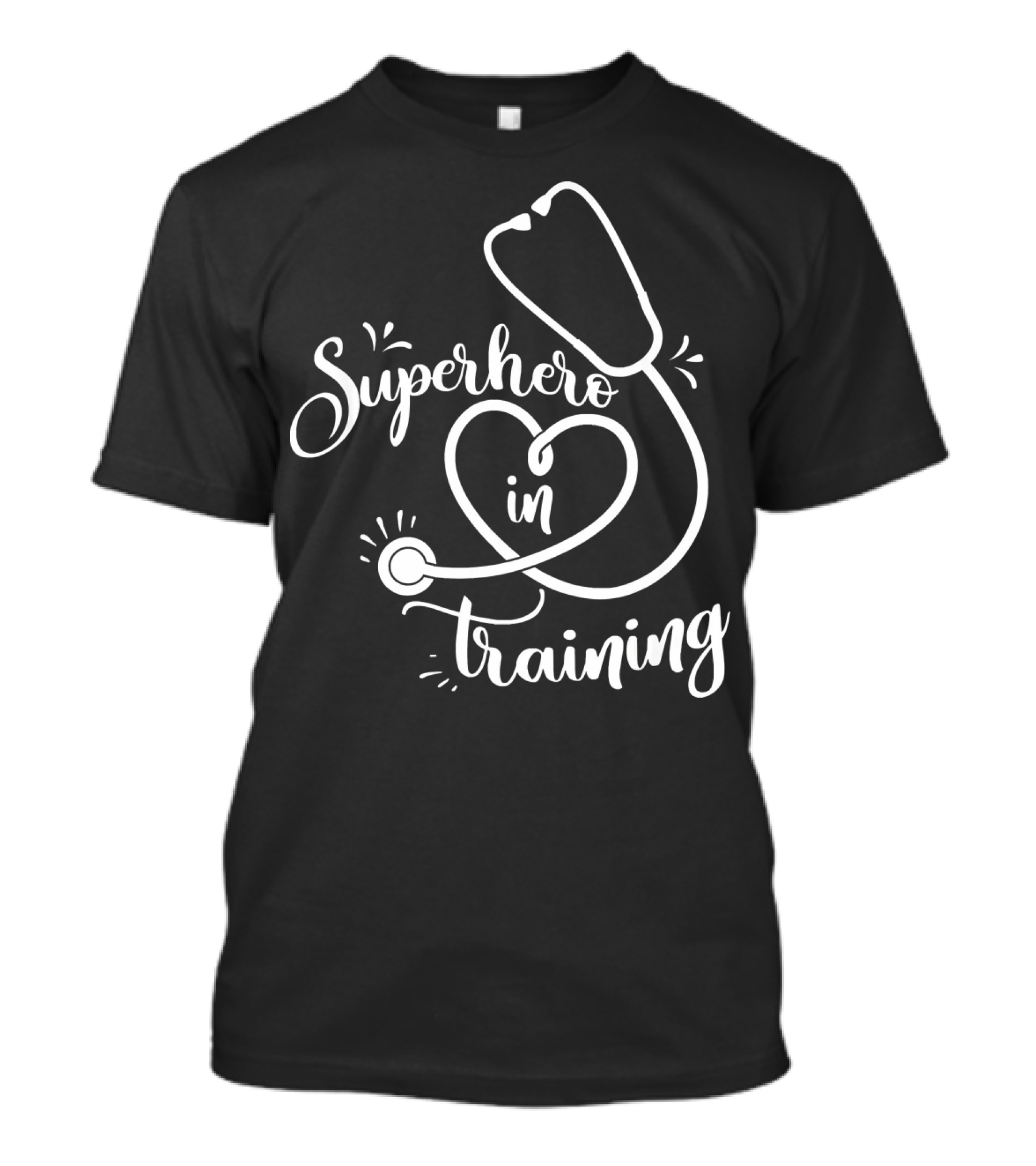 Superhero In Training Stethoscope Heart T-Shirt