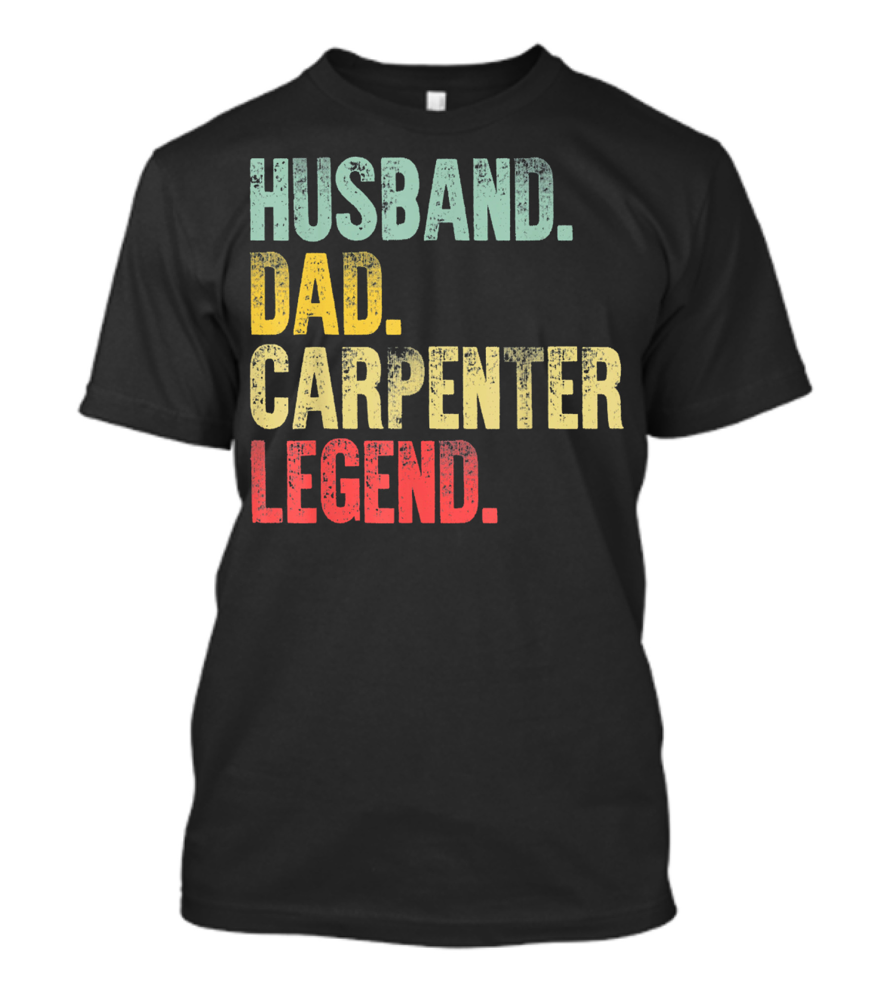 Husband Dad Carpenter Legend Vintage T-Shirt