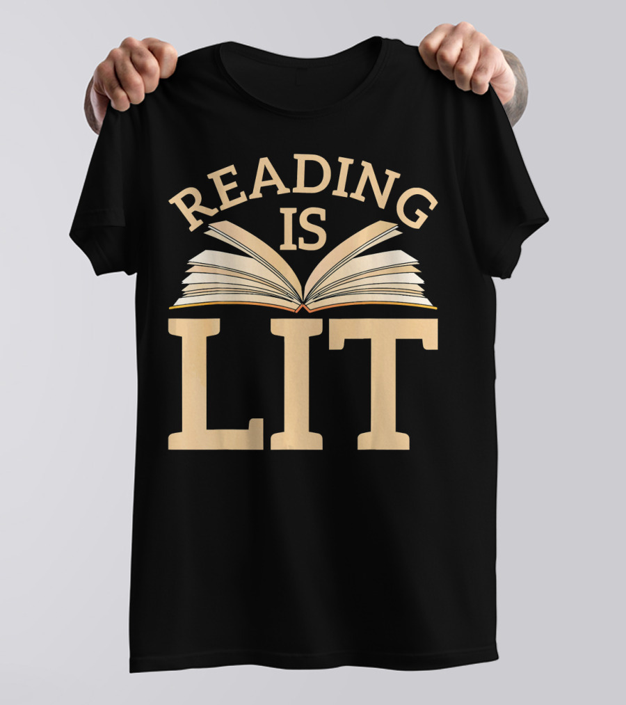 Reading Is Lit Book Reader Library Readi T-Shirt