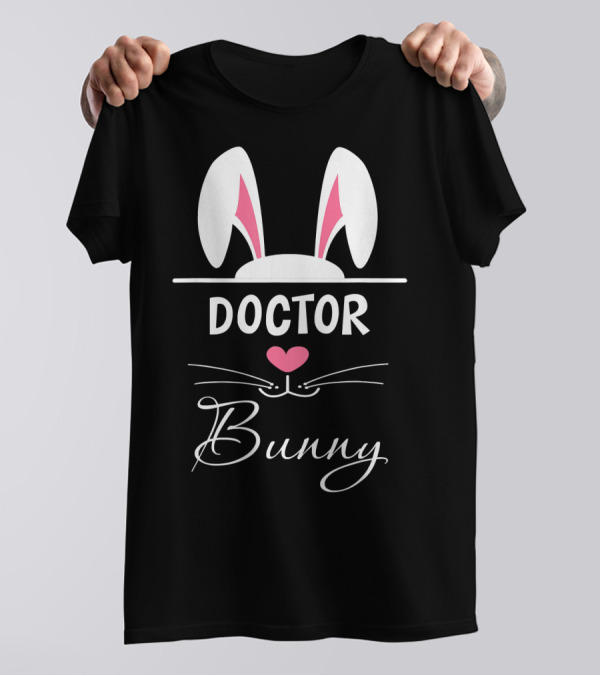 DOCTOR Bunny Face Novetly Favorite T-Shirt
