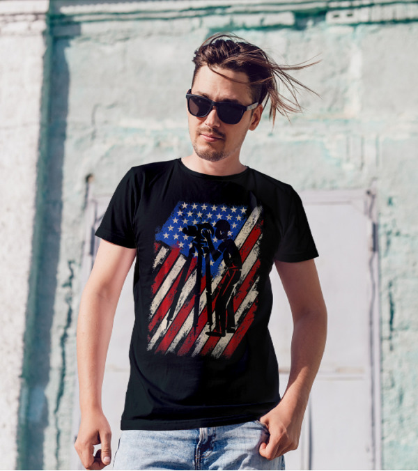 Surveyor American Flag T-Shirt