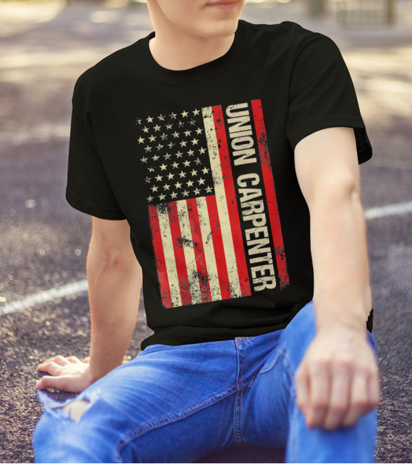 Union Carpenter American Flag T-Shirt