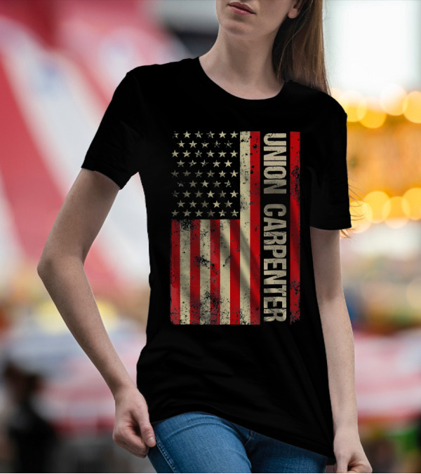 Union Carpenter American Flag T-Shirt