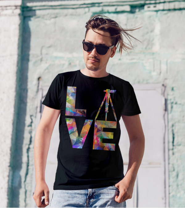 Surveyor Love Land Survey Geometric T-Shirt