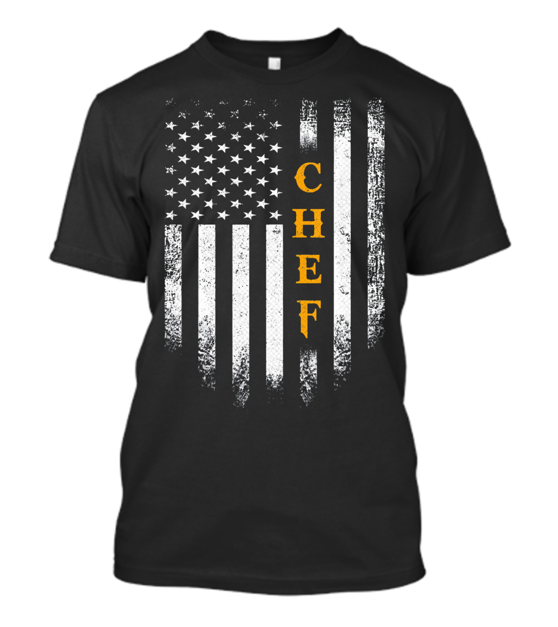 Vintage USA Chef American Flag T-Shirt