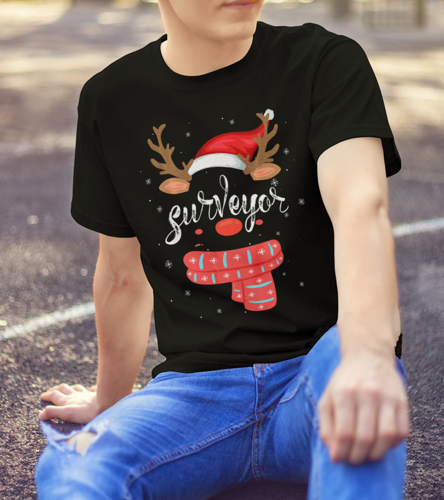 Surveyor Squad Reindeer Matching Group Festive T-Shirt