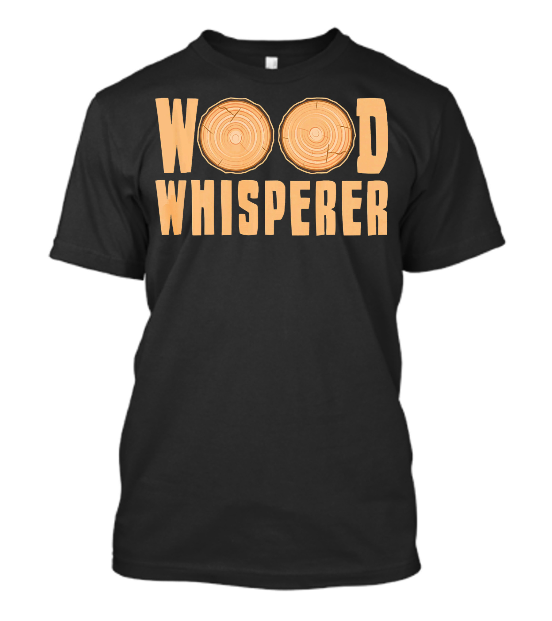 Wood Whisperer Woodworking Carpenter Tree Rings T-Shirt