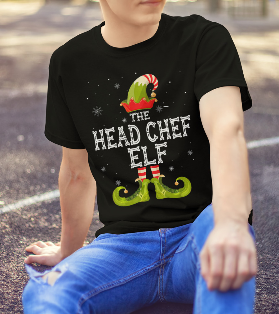 The Head Chef Elf Christmas T-Shirt