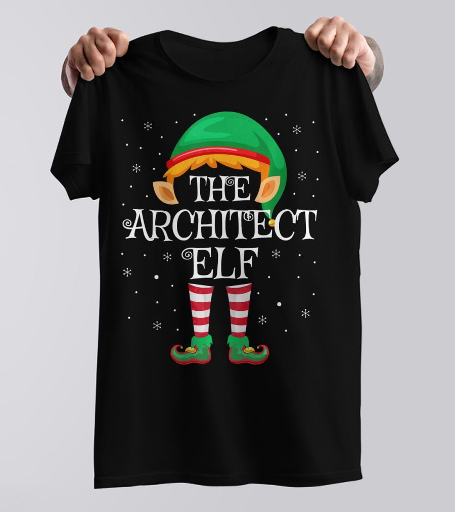 The Architect Elf Family Christmas Matching Group T-Shirt