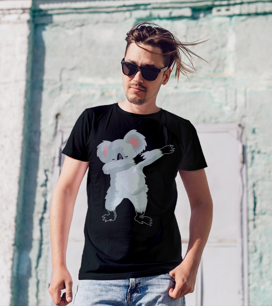 Koala Cute Dabbing Funny Dab Dance T-Shirt