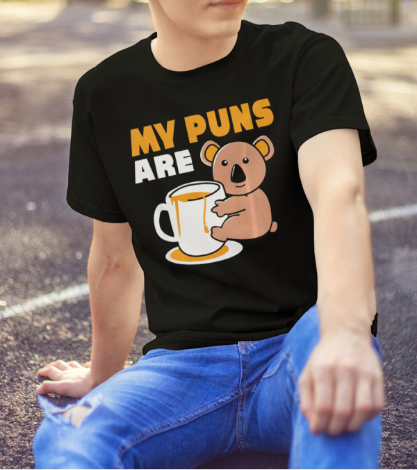 My Puns Are Koala Bear Australia Marsupial Hipster T-Shirt