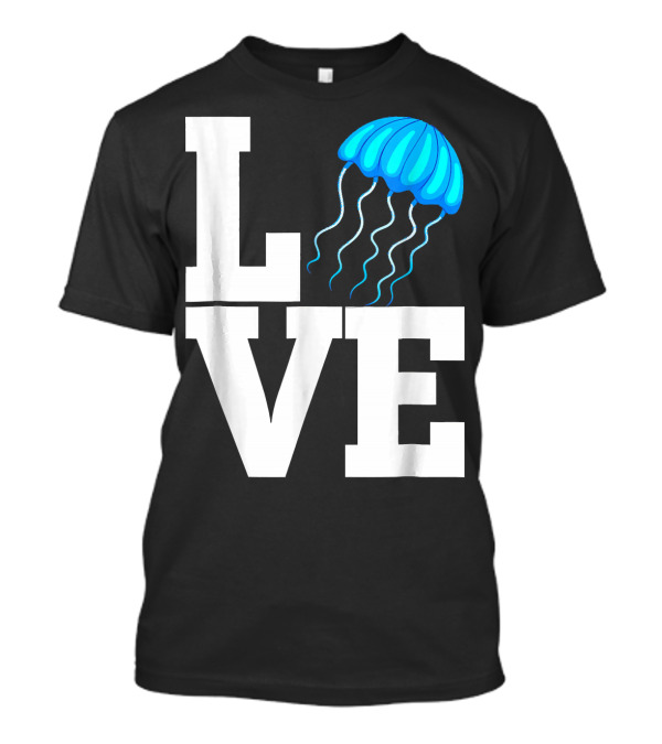 LOVE Jellyfish Jellyfish Lover T-Shirt
