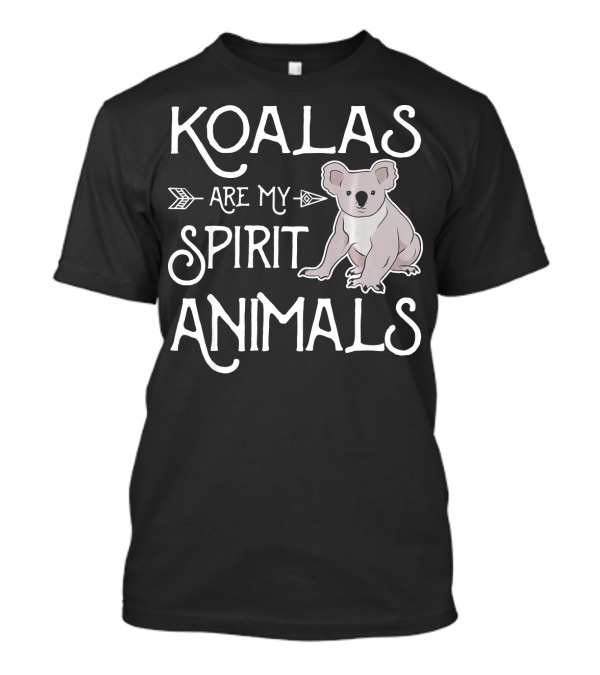 Koalas Are My Spirit Animals Arrow And Koala T-Shirt